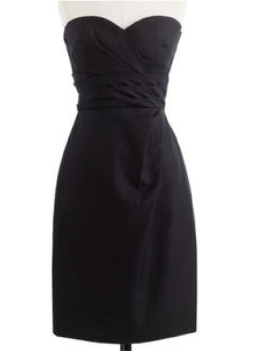 J. Crew | Black Cocktail Dress | Raquel Strapless Mini Dress, NWT